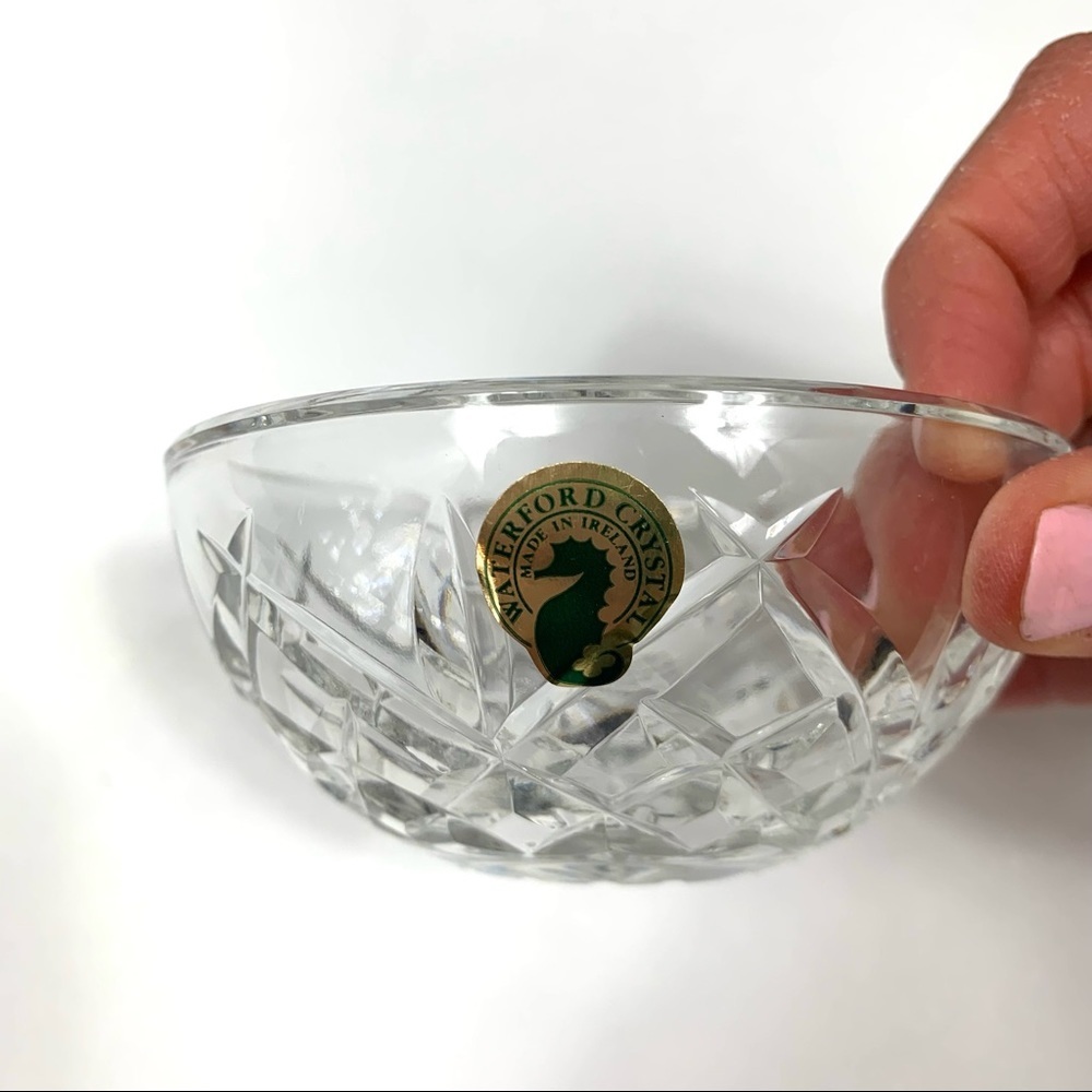 (2) Waterford Crystal Araglin Votives with Candles - Picture 12 of 13